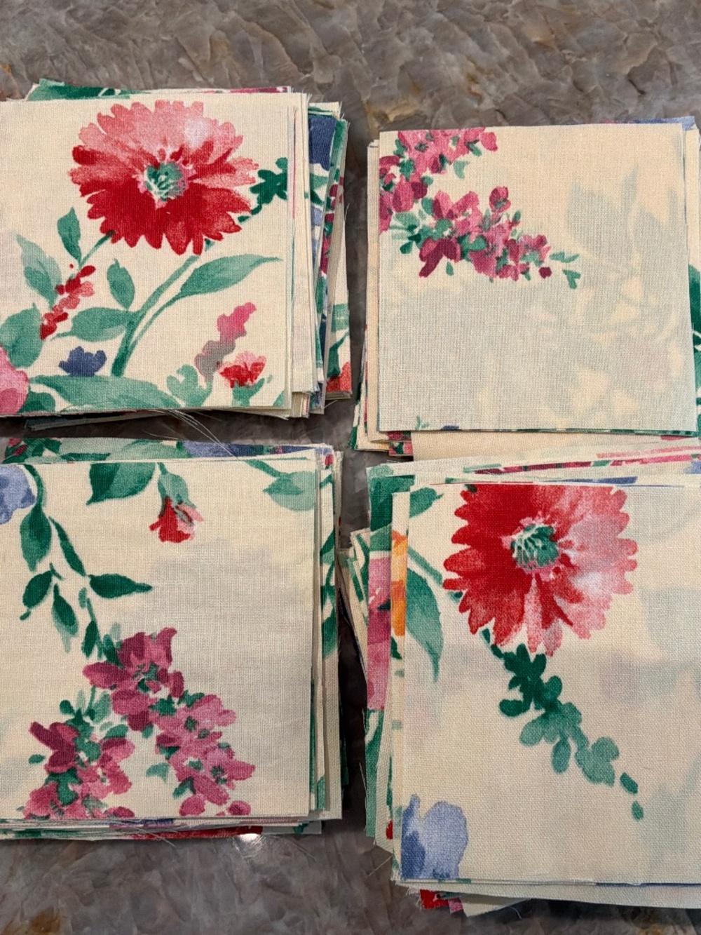 5" Inch Quilt Squares  285  Count